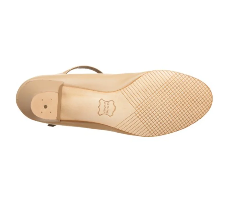 Capezio Jr Footlight, charakterky - Hnedá caramel Capezio