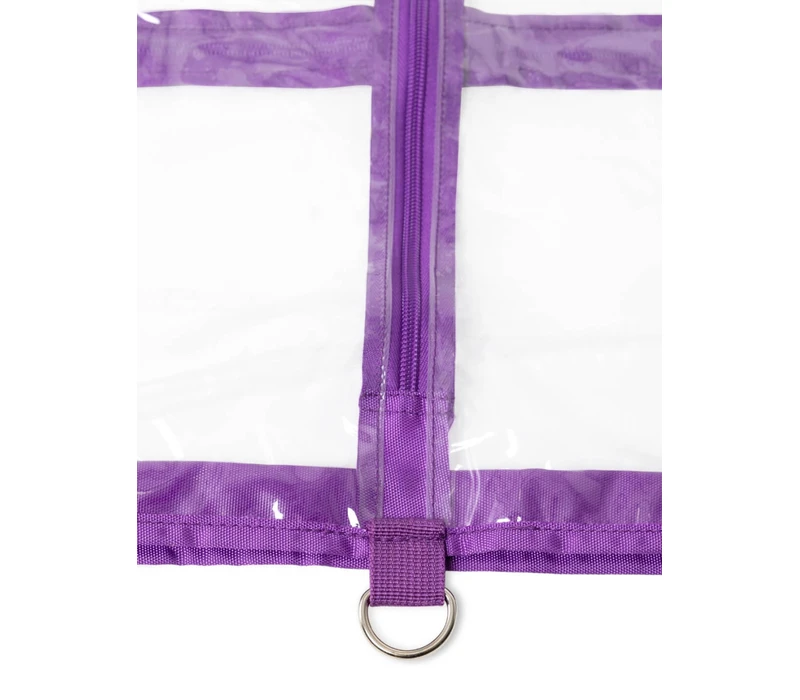 Capezio, obal na oblečenie s farebným lemom - Fialová - purple