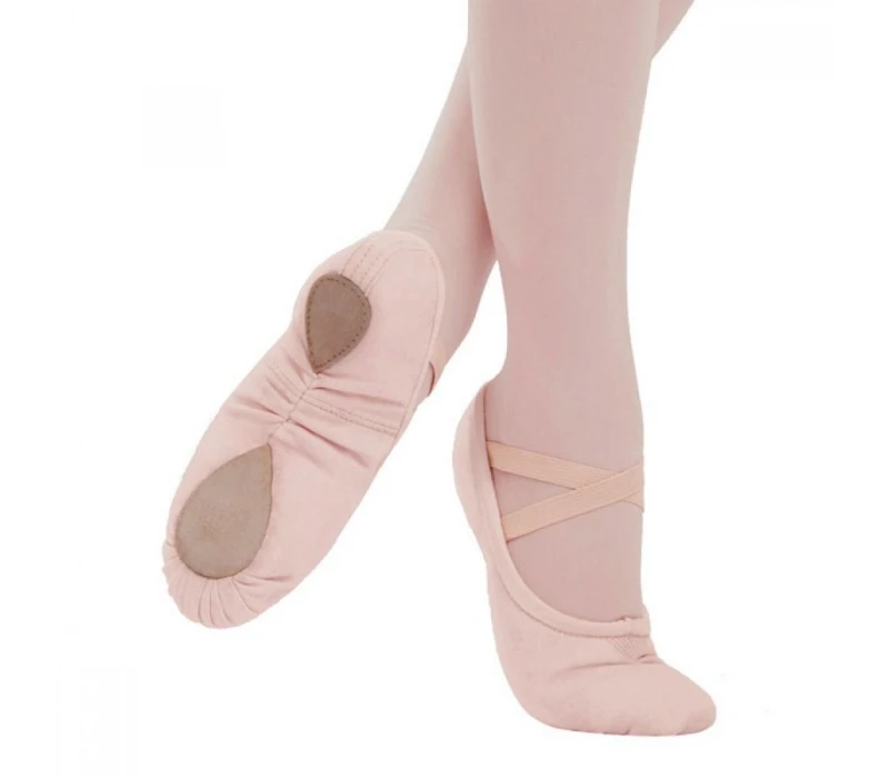Capezio Pro Canvas Ballet, baletné cvičky  - Ružová balet Capezio