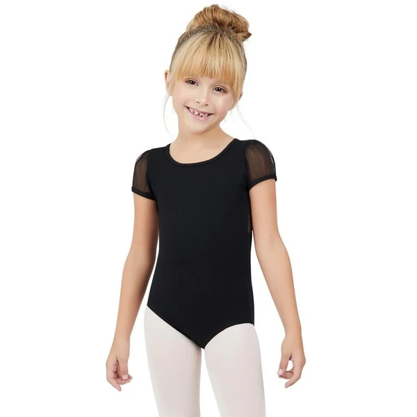 Capezio puff sleeve keyhole back leotards, detský dres