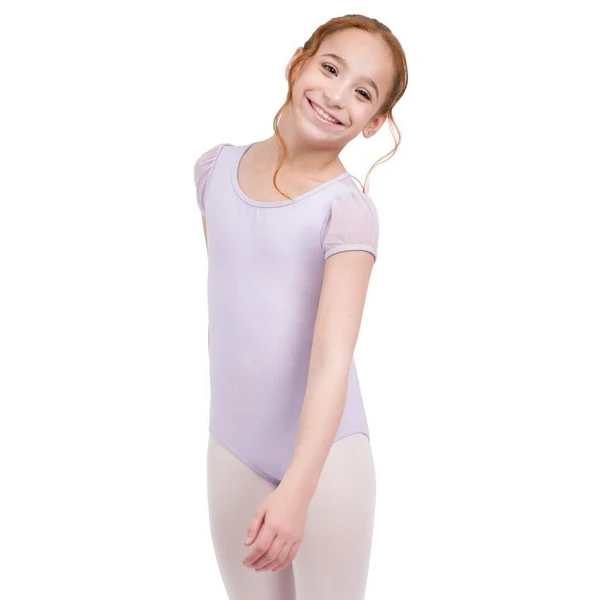 Capezio puff sleeve keyhole back leotards, detský dres