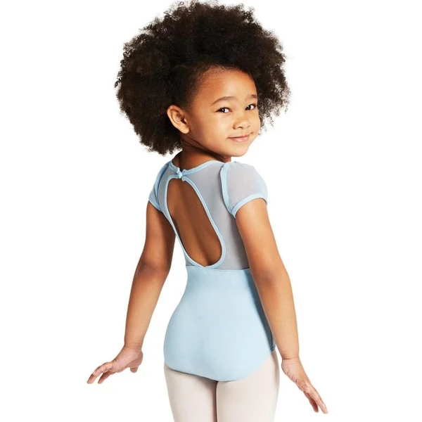 Capezio puff sleeve keyhole back leotards, detský dres