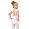 Capezio puff sleeve keyhole back leotard, detský dres - Ružová Capezio Capezio puff sleeve keyhole back leotard, detský dres - Ružová Capezio
