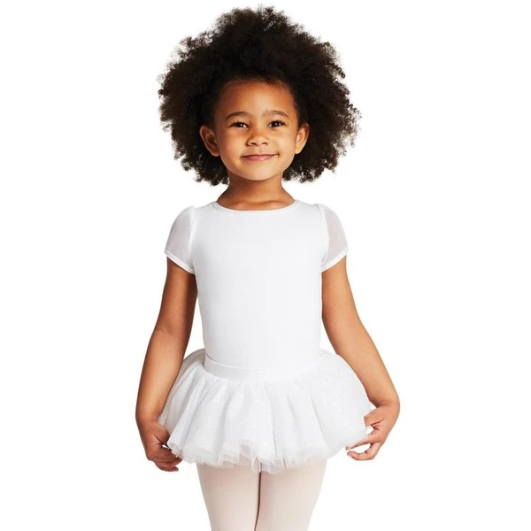 Capezio puff sleeve keyhole back leotards, detský dres