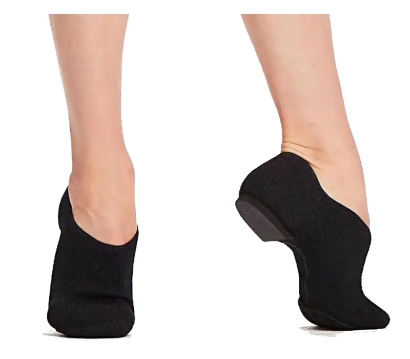 Capezio Pure Knit Jazz Shoe, tanečná obuv - Čierna