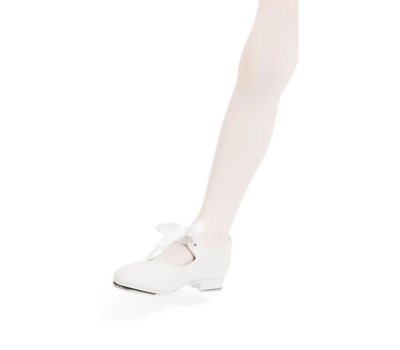 Capezio Shuffle, stepky pre deti - Biela