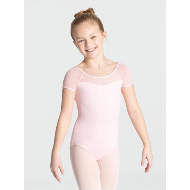 Capezio swiss dot keyhole back, detský dres Capezio swiss dot keyhole back, detský dres