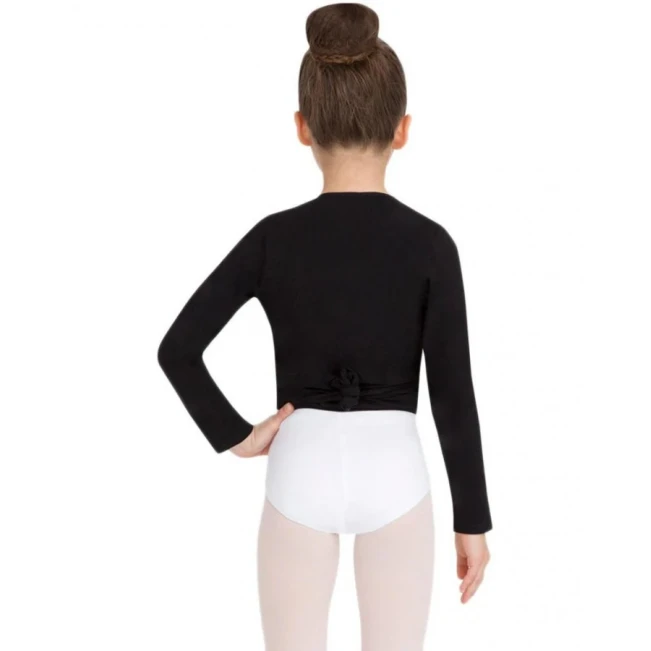 Capezio Tactel wrap top, detský top na zahriatie Capezio Tactel wrap top, detský top na zahriatie