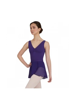 Capezio Tactel V Neck Leotard, dres na hrubé ramienka