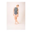 Capezio Polo neck leotard, baletný dres - Sivá sušená šalvija Capezio Capezio Polo neck leotard, baletný dres - Sivá sušená šalvija Capezio