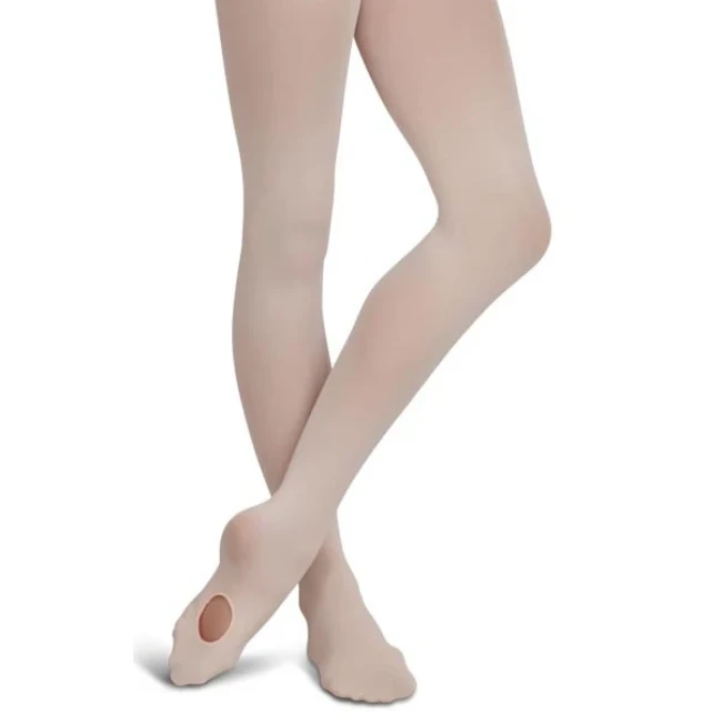 Capezio ultra soft transition tights, konvertibilné pančucháče pre deti - Telová svetlo Capezio Capezio ultra soft transition tights, konvertibilné pančucháče pre deti - Telová svetlo Capezio