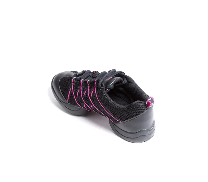 Bloch Criss Cross, detské sneakery - Čierno/ružová
