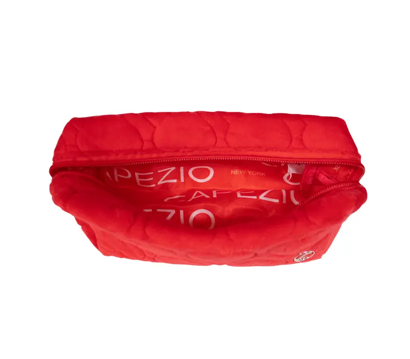Capezio, srdiečková kozmetická taška - Červená Capezio