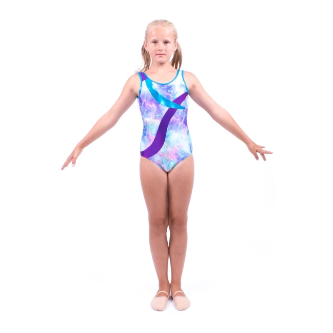 Capezio Swirl Front Tank Leotard, gymnastický dres Capezio Swirl Front Tank Leotard, gymnastický dres