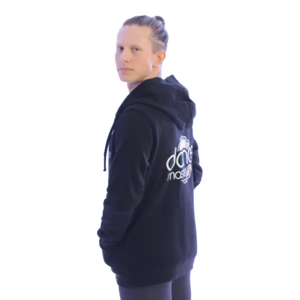 DanceMaster training hoodie, pánska mikina so zipsom