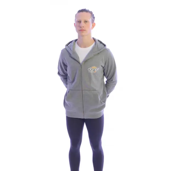 DanceMaster training hoodie, pánska mikina so zipsom