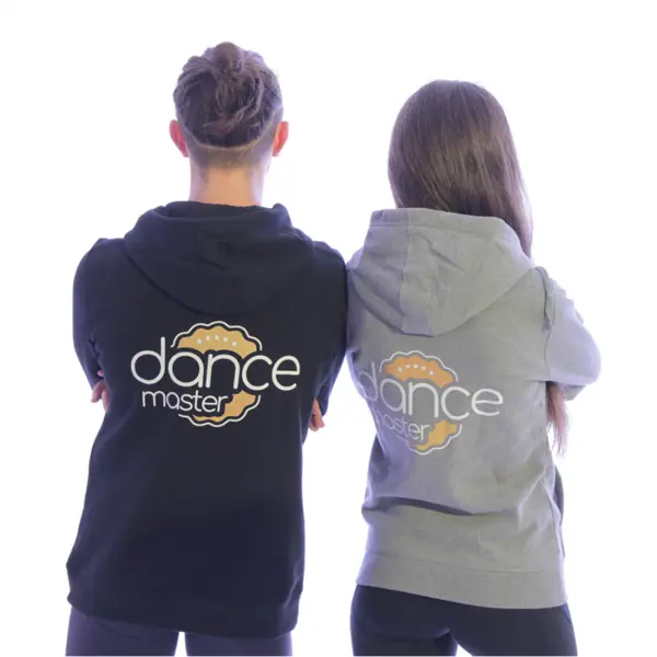 DanceMaster training hoodie, mikina so zipsom