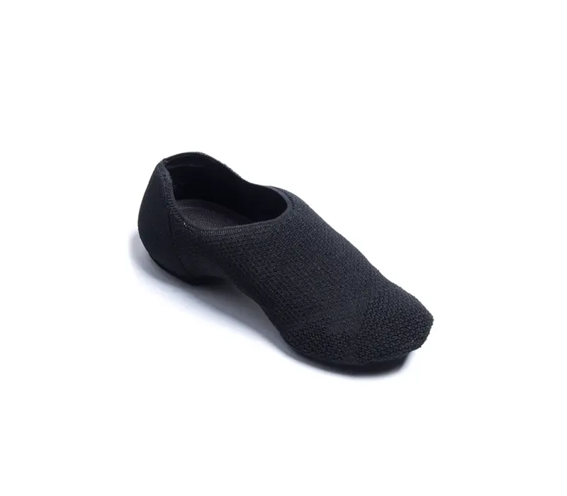 Capezio Pure Knit Jazz Shoe, tanečná obuv - Čierna