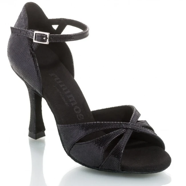 Rummos Exclusive, topánky na spoločenský tanec - Čierna diva leather Rummos Rummos Exclusive, topánky na spoločenský tanec - Čierna diva leather Rummos