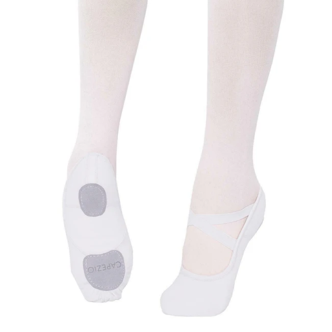 Capezio HANAMI, detské baletné cvičky - Biela Capezio HANAMI, detské baletné cvičky - Biela