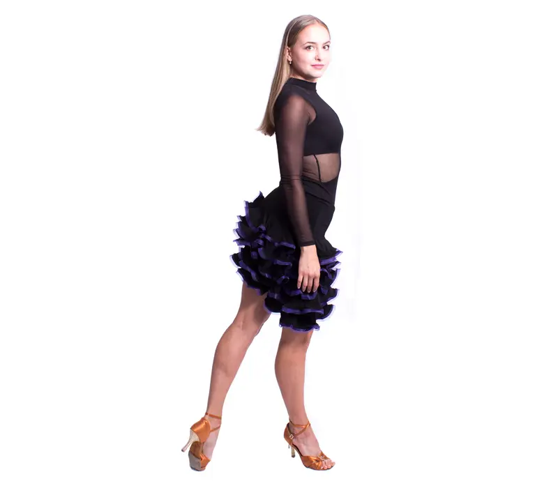 Dámska sukňa na latino Pro - Fialová - purple