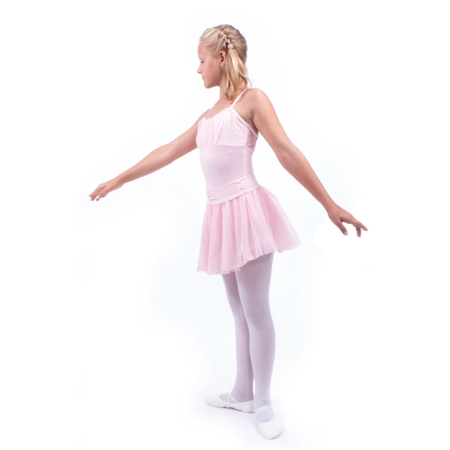 Capezio Swiss dot cinch, suknička s bodkami - Ružová Capezio Capezio Swiss dot cinch, suknička s bodkami - Ružová Capezio