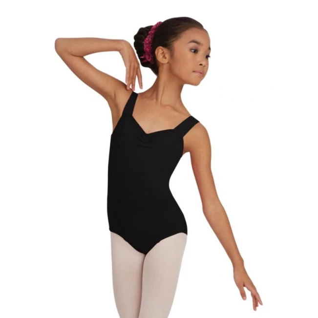 Capezio Wide Strap Leotard, detský dres na hrubé ramienka Capezio Wide Strap Leotard, detský dres na hrubé ramienka