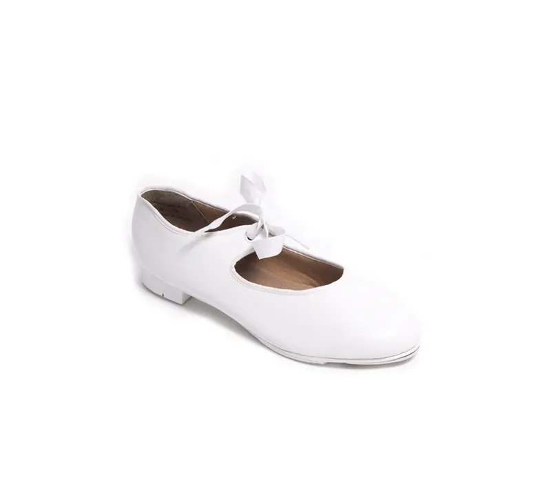 Capezio PU JR. Tyette tap shoes, topánky na step - Biela